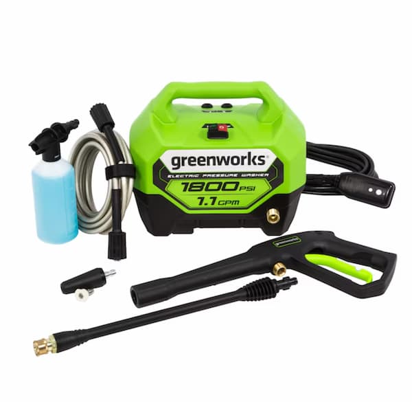 Greenworks electric pressure washer deal